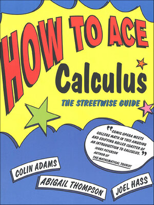 cover image of How to Ace Calculus